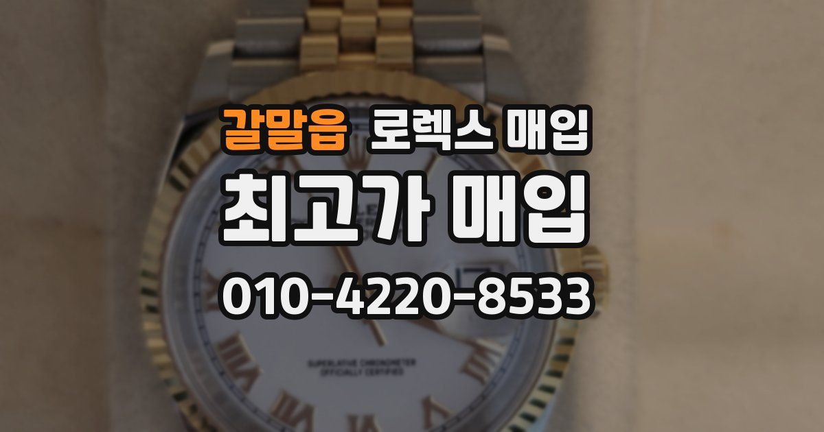 갈말읍 로렉스 매입