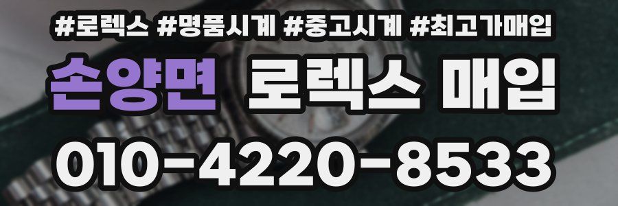 손양면 로렉스 매입