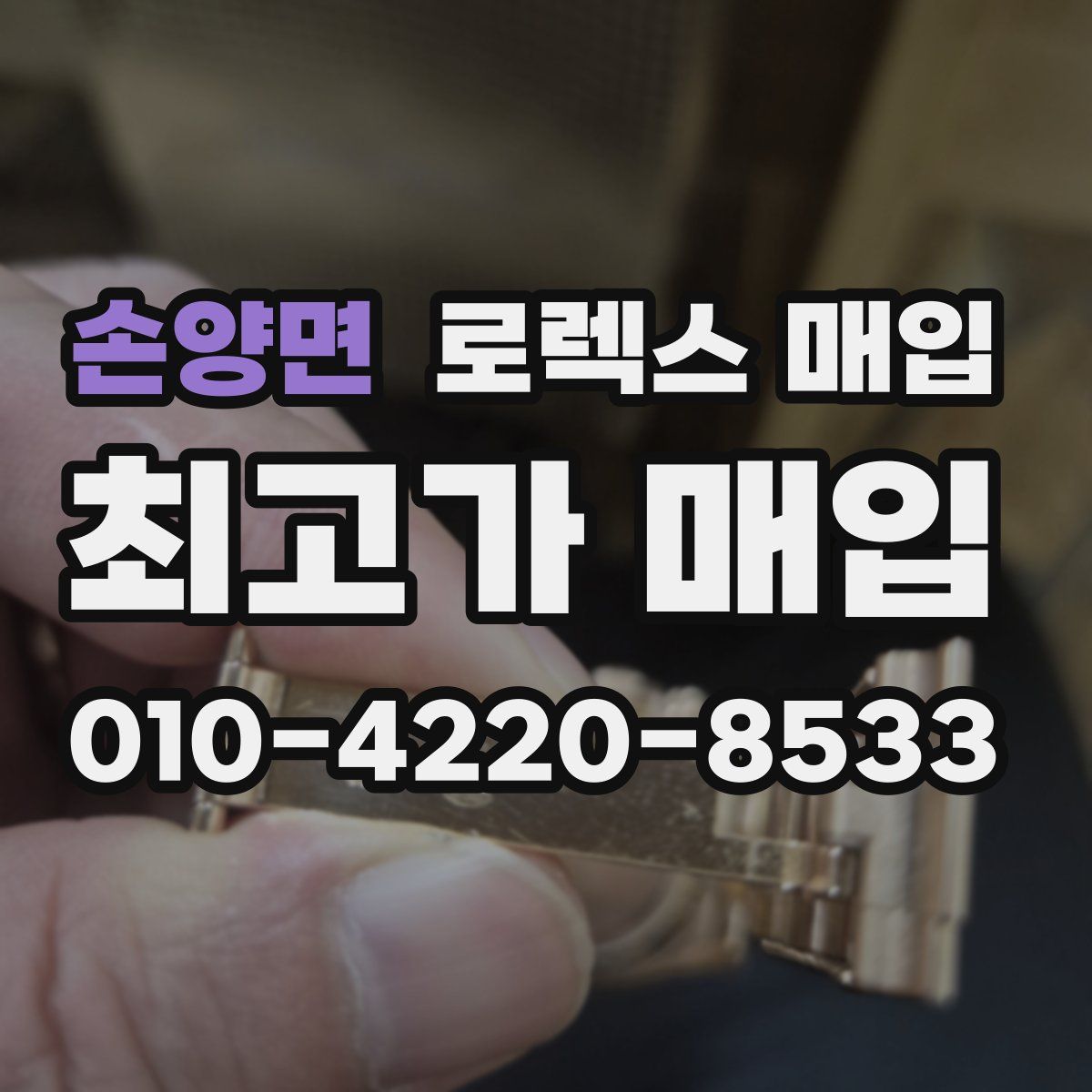 손양면 로렉스 매입
