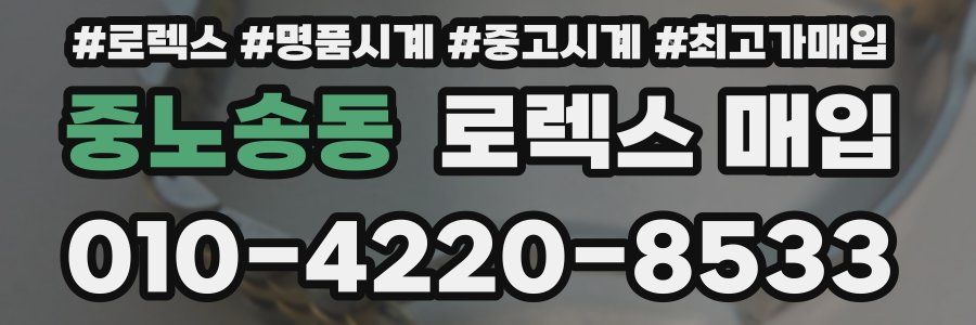 중노송동 로렉스 매입
