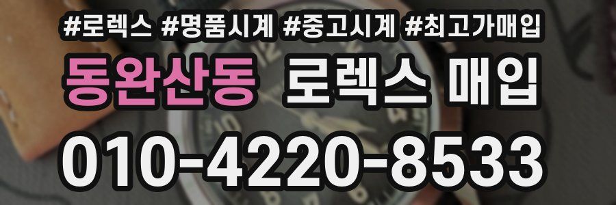 동완산동 로렉스 매입