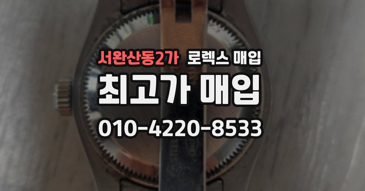 서완산동2가 로렉스 매입
