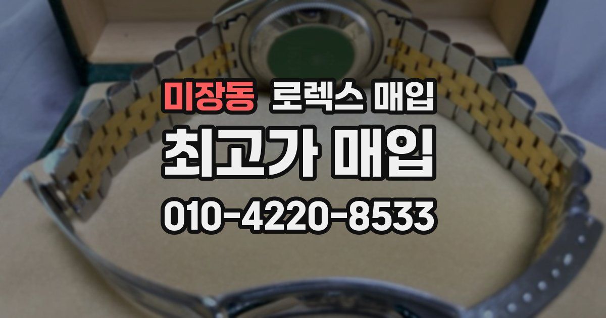 미장동 로렉스 매입