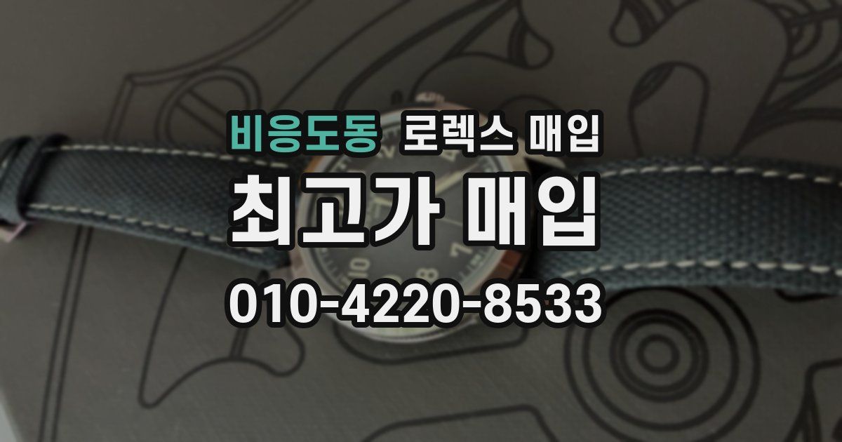 비응도동 로렉스 매입