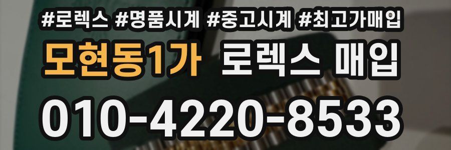 모현동1가 로렉스 매입