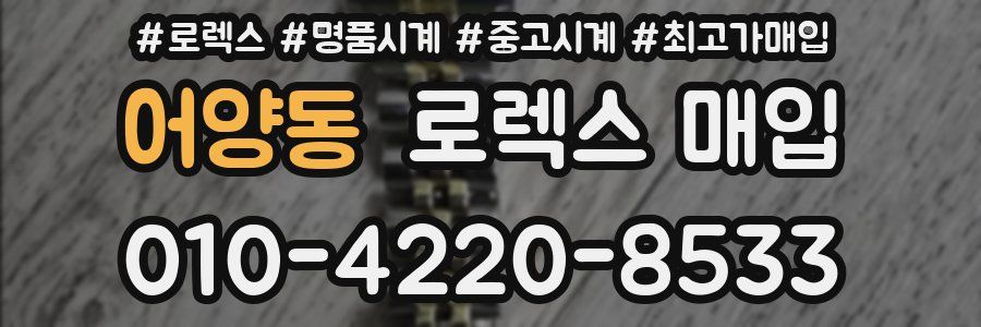 어양동 로렉스 매입