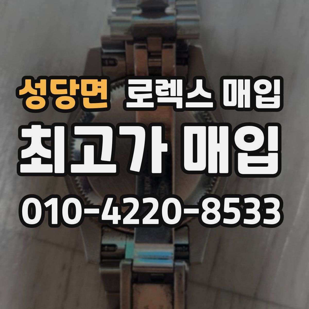 성당면 로렉스 매입