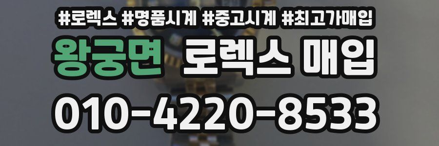 왕궁면 로렉스 매입