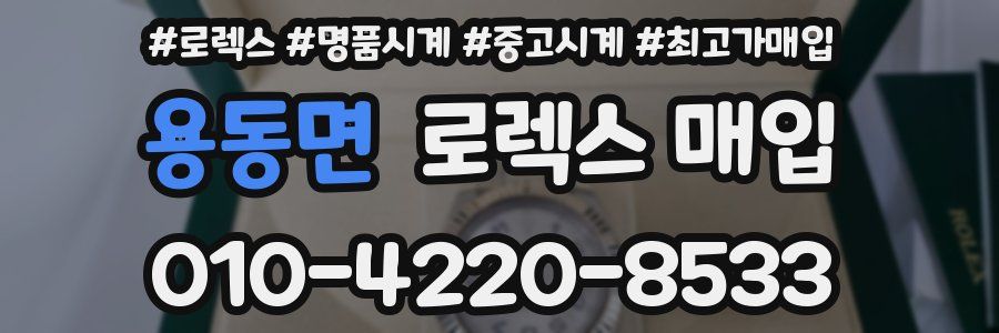 용동면 로렉스 매입