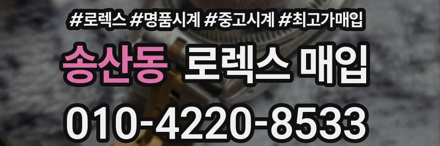 송산동 로렉스 매입