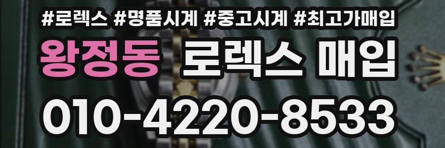 왕정동 로렉스 매입