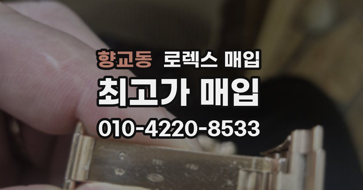 향교동 로렉스 매입