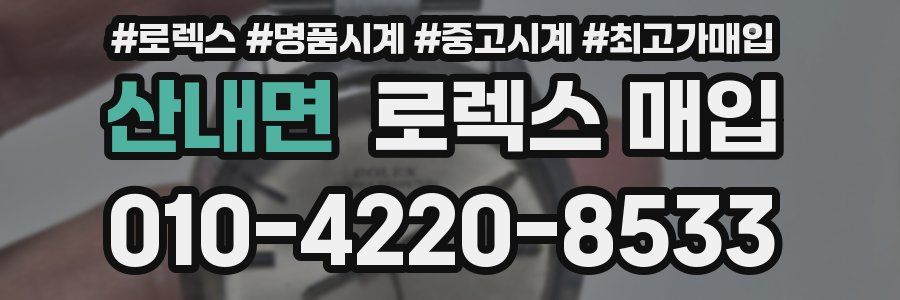 산내면 로렉스 매입