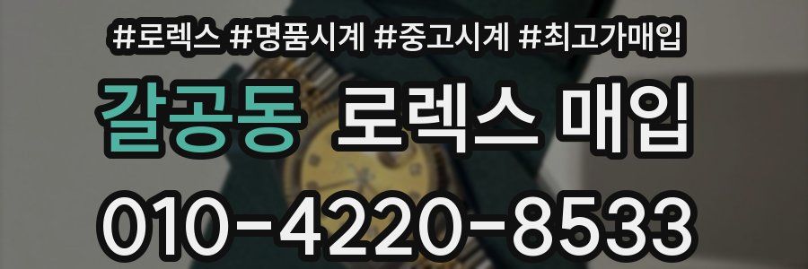 갈공동 로렉스 매입