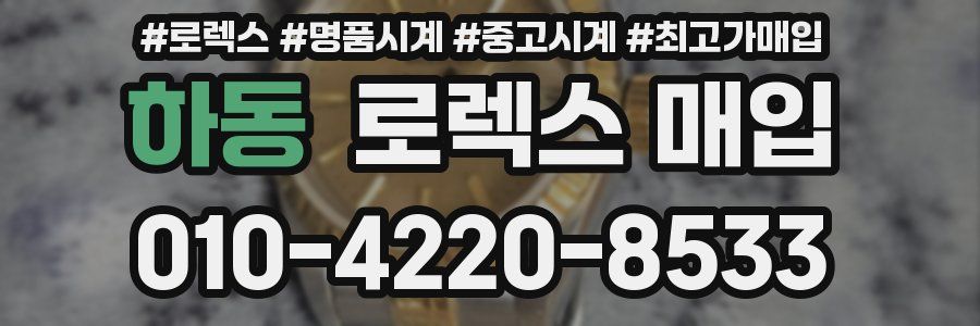 하동 로렉스 매입