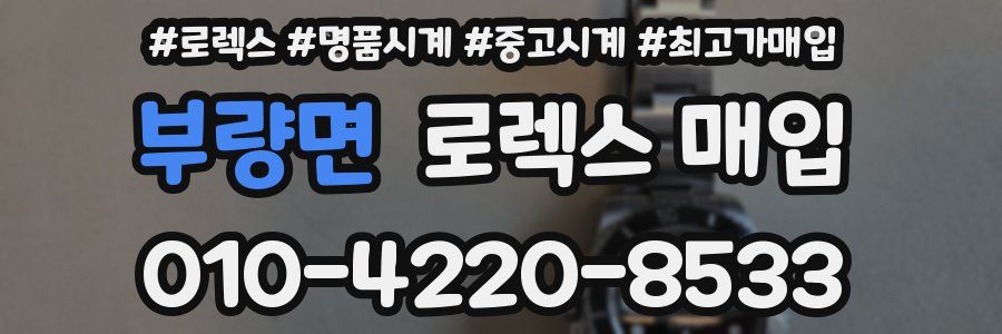 부량면 로렉스 매입