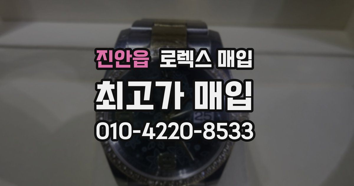 진안읍 로렉스 매입