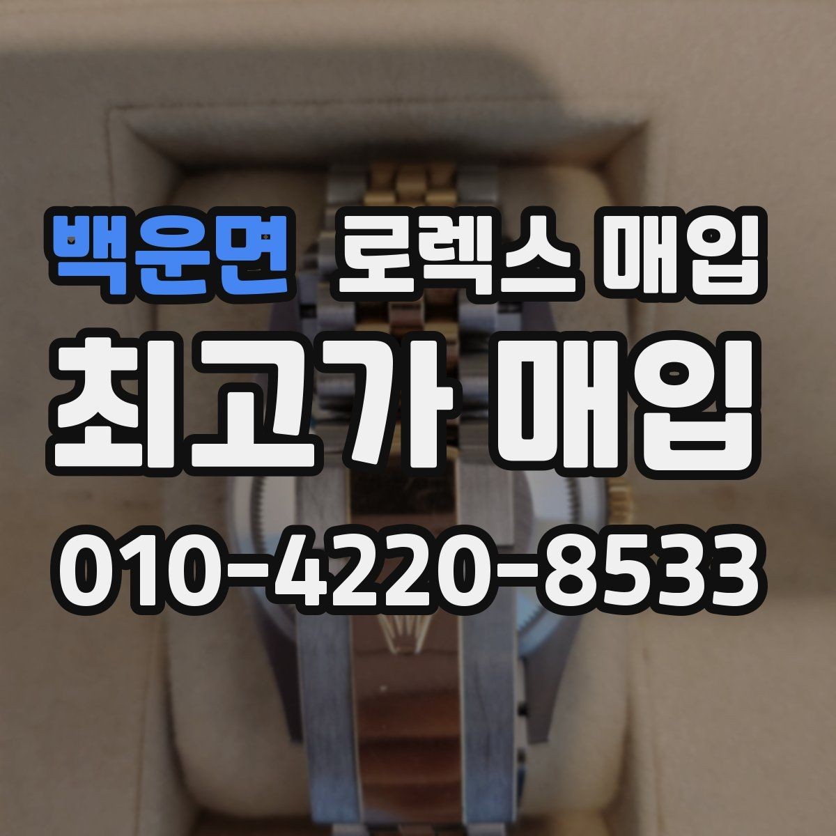백운면 로렉스 매입 신형 구형 구분이 중요한 이유