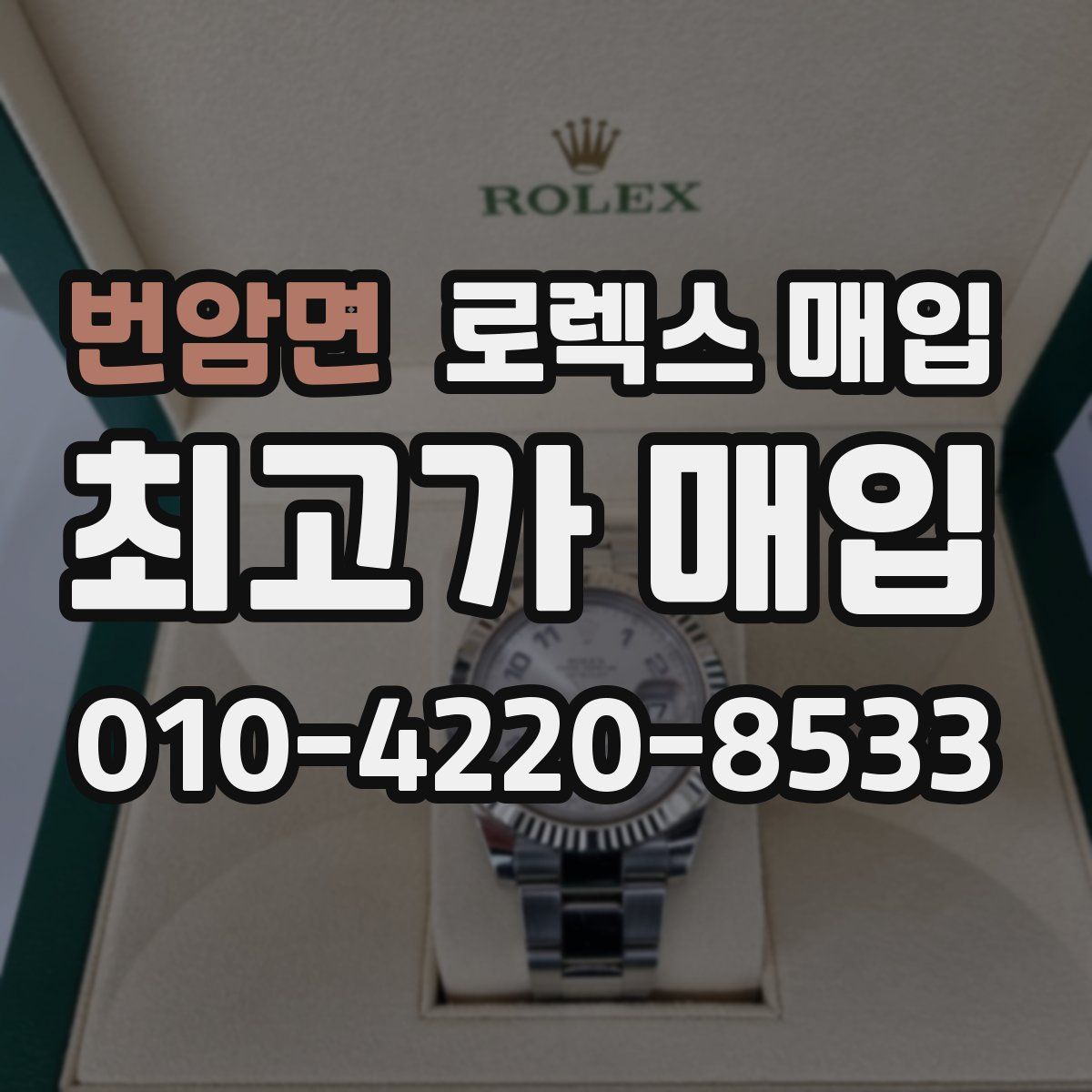 번암면 로렉스 매입