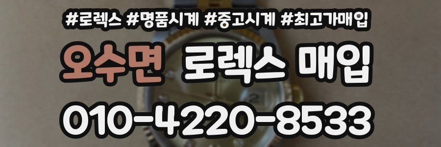 오수면 로렉스 매입