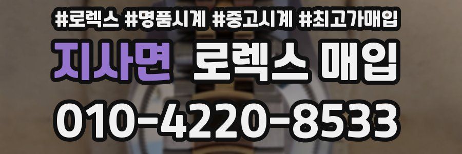 지사면 로렉스 매입