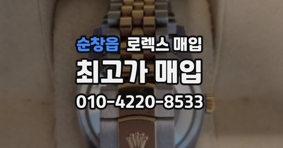 순창읍 로렉스 매입