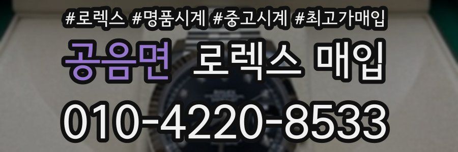 공음면 로렉스 매입