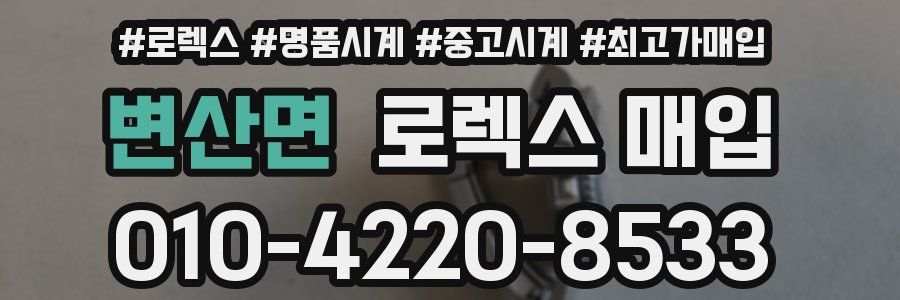 변산면 로렉스 매입