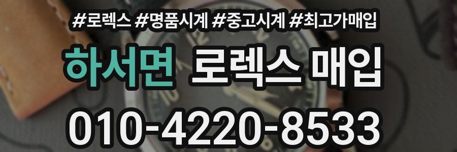 하서면 로렉스 매입