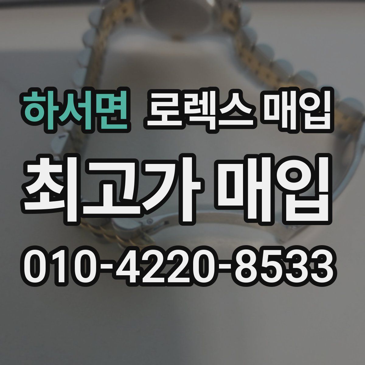 하서면 로렉스 매입