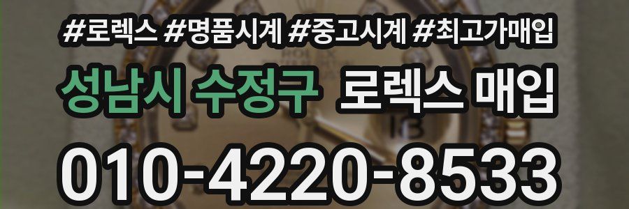 성남시 수정구 로렉스 매입