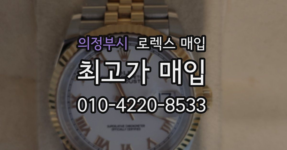 의정부시 로렉스 매입