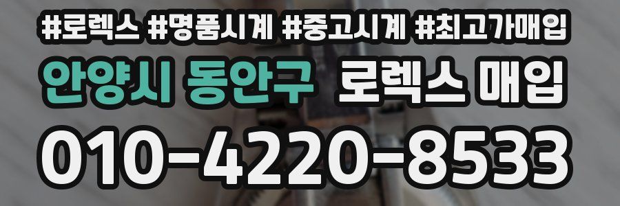 안양시 동안구 로렉스 매입