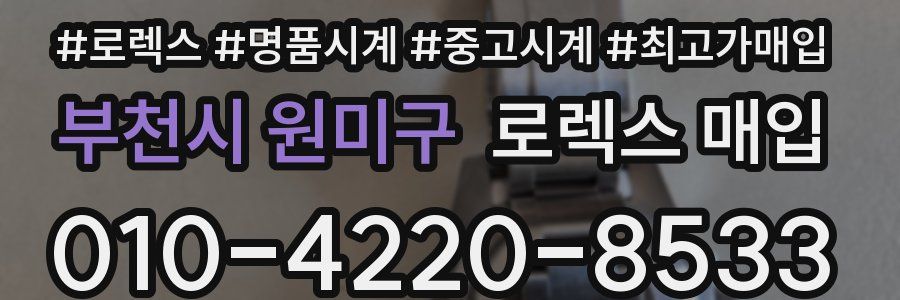 부천시 원미구 로렉스 매입