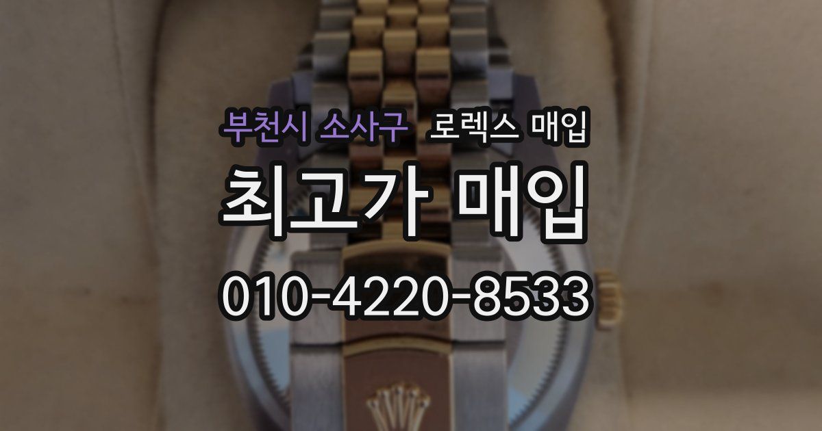 부천시 소사구 로렉스 매입