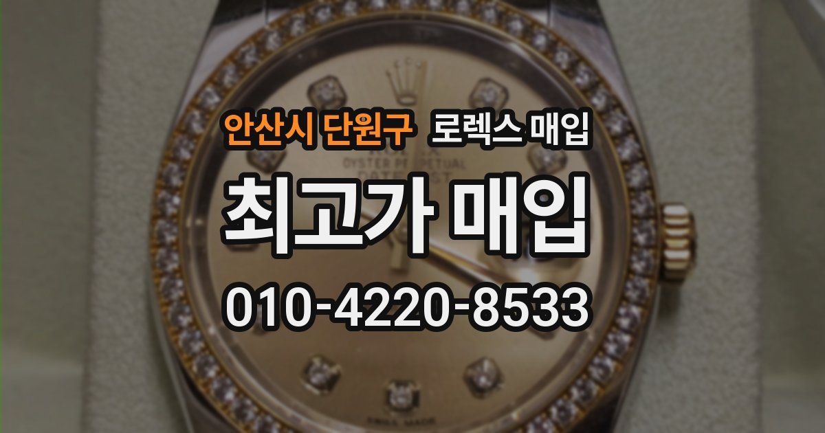 안산시 단원구 로렉스 매입