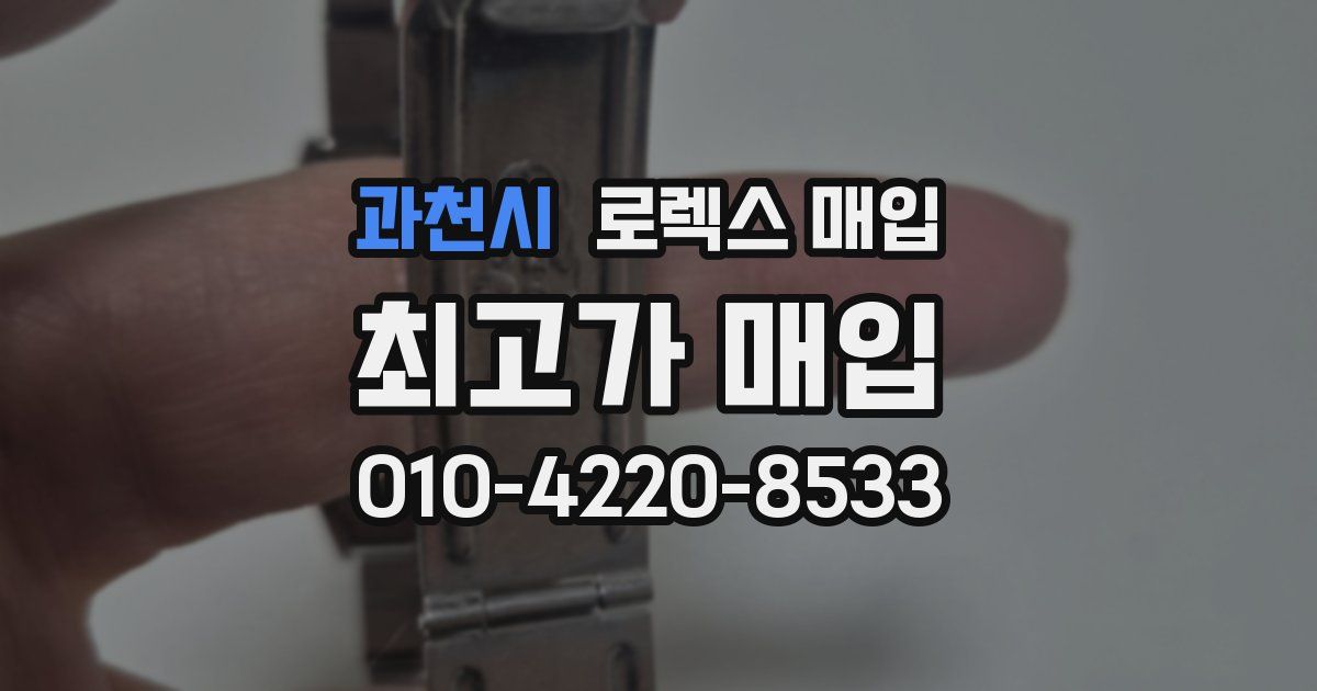 과천시 로렉스 매입