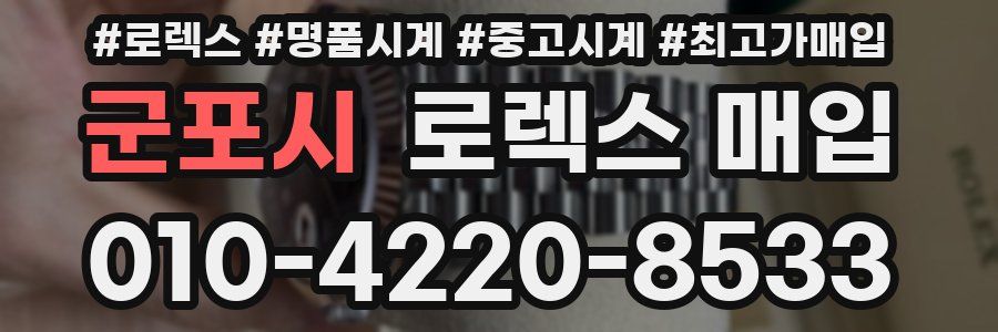 군포시 로렉스 매입