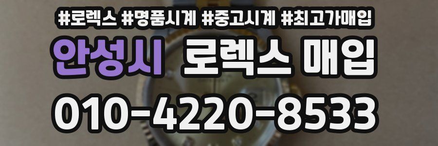 안성시 로렉스 매입