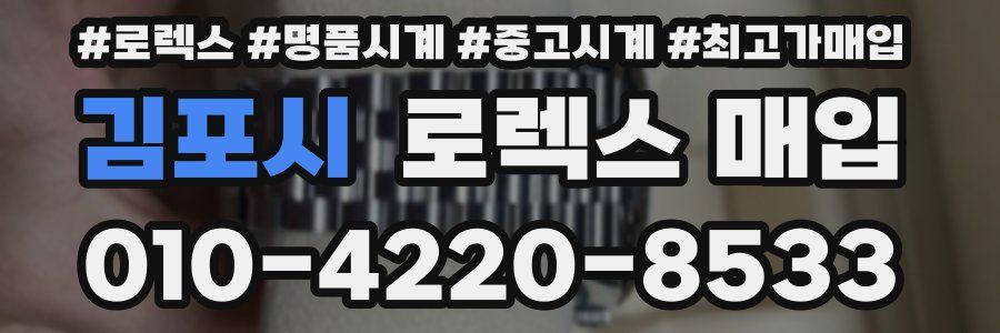 김포시 로렉스 매입