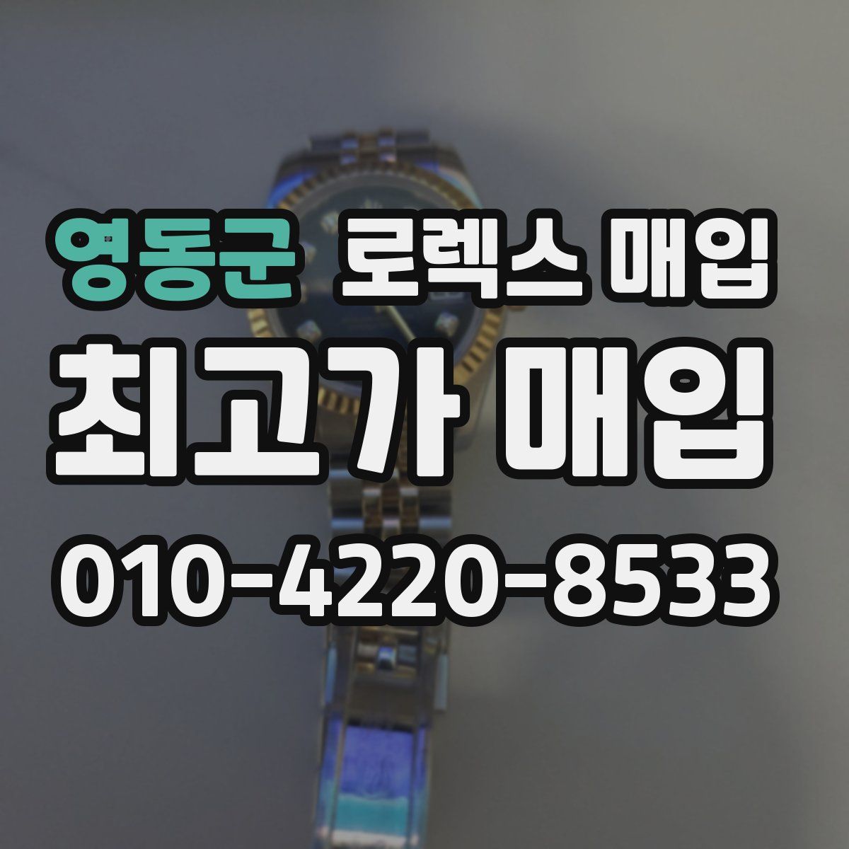 영동군 로렉스 매입