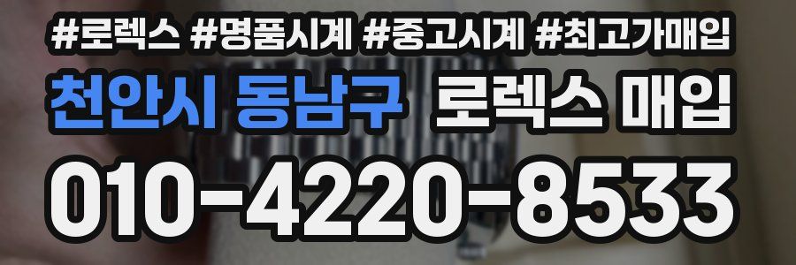 천안시 동남구 로렉스 매입