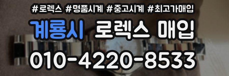 계룡시 로렉스 매입