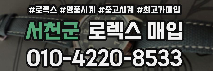 서천군 로렉스 매입