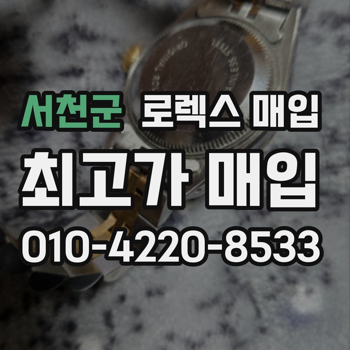 서천군 로렉스 매입