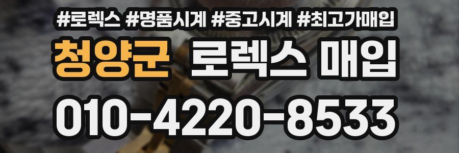 청양군 로렉스 매입