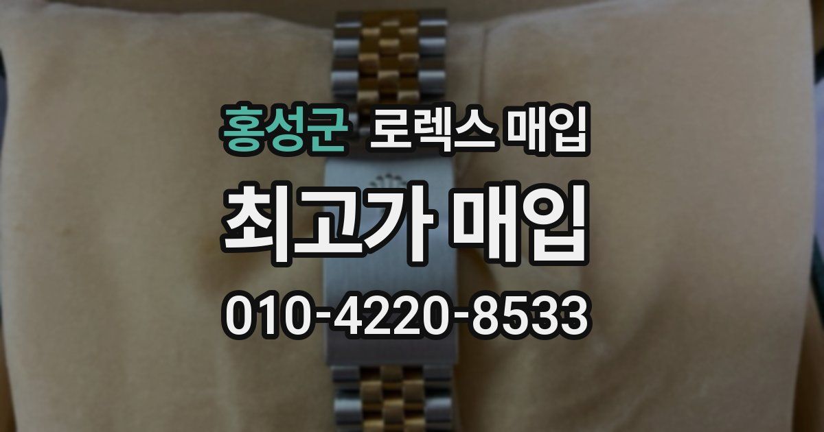 홍성군 로렉스 매입