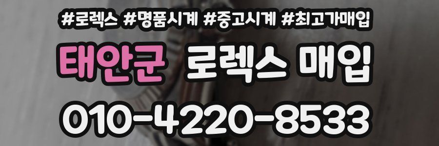 태안군 로렉스 매입