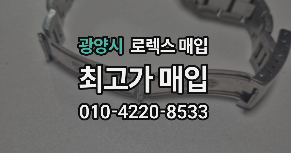 광양시 로렉스 매입