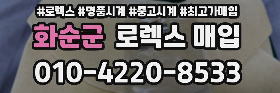 화순군 로렉스 매입